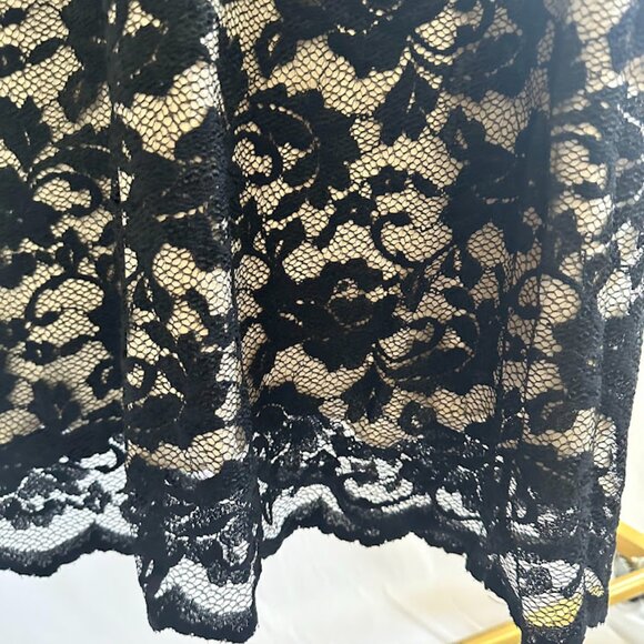 Kiyonna Women''s Plus 3X Black Lace Dress - Picture 6 of 9